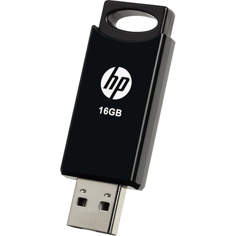 HP 16GB USB 2.0 Stick Μαύρο
