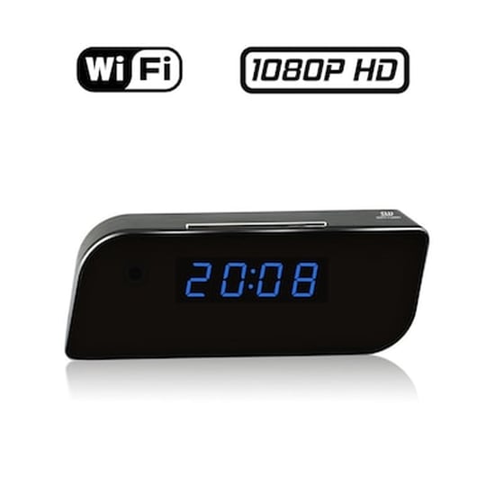 Sm-a106 Κρυφή Κάμερα Σε Ψηφιακό Ρολόι Ξυπνητήρι Wifi Hd 1080p, Μπαταρία, Κάρτα Sd, Ήχος, Σύνδεση Με image 0