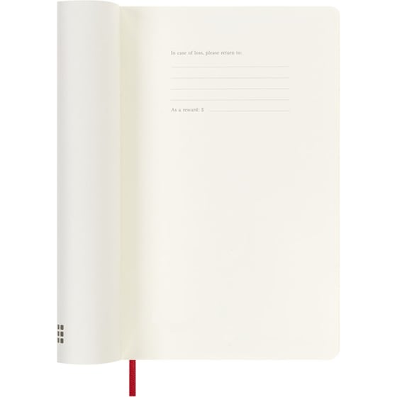 Ημερολόγιο Εβδομαδιαίο 2027 Moleskine 18Μ L Softcover Κόκκινο image 2