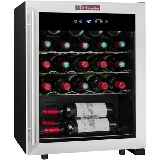 LA SOMMELIERE LS24A για 23 Μπουκάλια με LED φωτισμό Inox Συντηρητής Κρασιών image 2