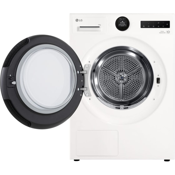 LG RHX7010TWB 10 kg με Αντλία Θερμότητας Λευκό Στεγνωτήριο Ρούχων image 2