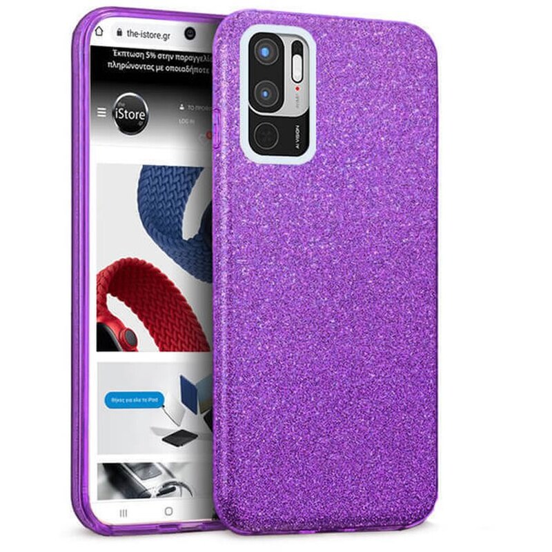 Θήκη Xiaomi Poco M3 Pro 5G/Redmi Note 10 5G - Sonique Shiny - Μωβ