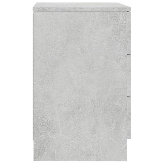 Κομοδίνο Vidaxl Από Μοριοσανίδα 38x35x56 cm - Γκρι Σκυροδέματος image 3