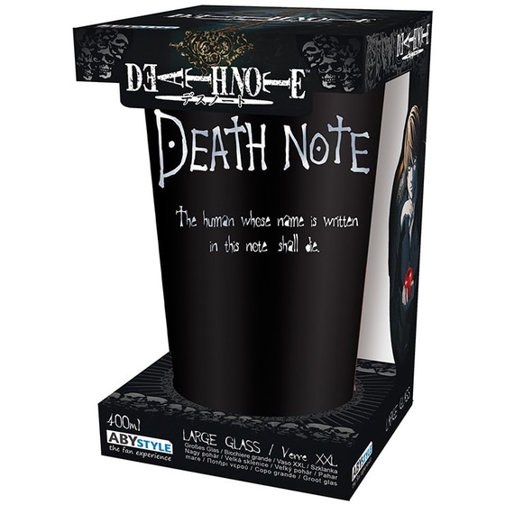 Ποτήρι Γυάλινο ABYSSE CORP Death Note Ryuk 400 ml Μαύρο image 1
