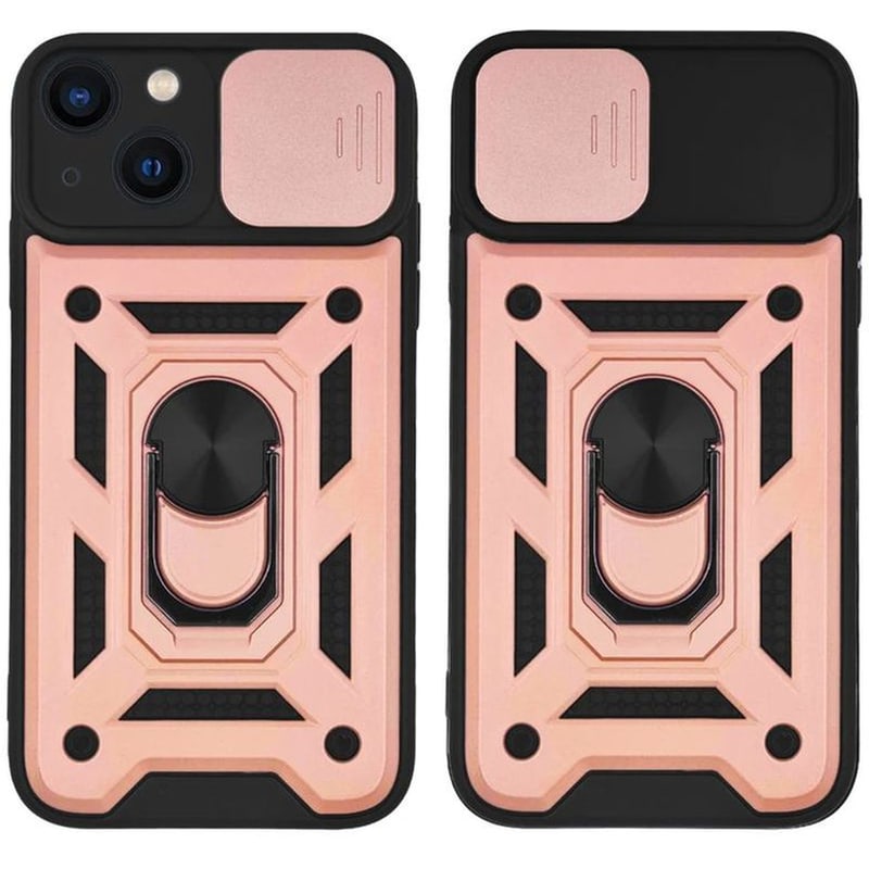 Θήκη Apple iPhone 13 - Sonique Ring Armor Campro - Ροζ Χρυσό