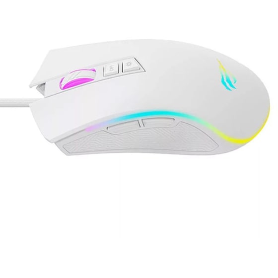 Havit MS1034 RGB Gaming Ενσύρματο Ποντίκι Λευκό image 3