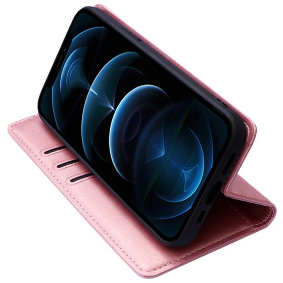 Θήκη Xiaomi Redmi 12C - Vintage Magnet Book Sonique - Ροζ Χρυσό image 1