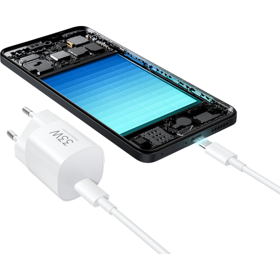 Φορτιστής Πρίζας Xiaomi 33W Nano Power Adapter 1x USB-C - White image 3