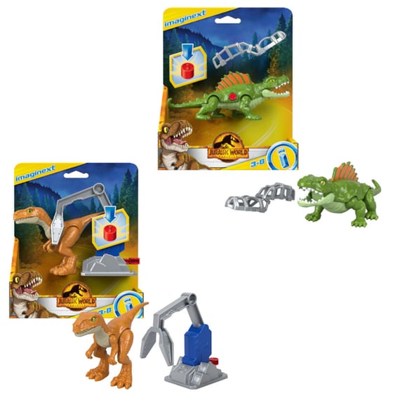 Φιγούρα Imaginext Jurassic World 3 Δεινόσαυρος Με Φίμωτρο - (GVV67) image 0