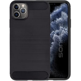 Θήκη Apple iPhone 11 Pro Max - Sonique Carbon Brushed - Μαύρο