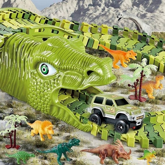 Αυτοκινητόδρομος Woopie XXL Dinosaurs image 3