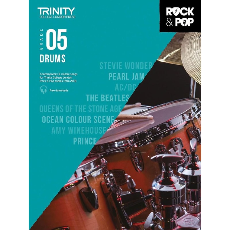 Trinity College London Rock Pop 2018 Drums Grade 5