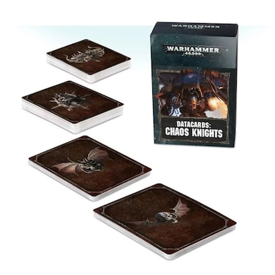 Datacards: Chaos Knights Επιτραπέζιο (Games Workshop) image 0