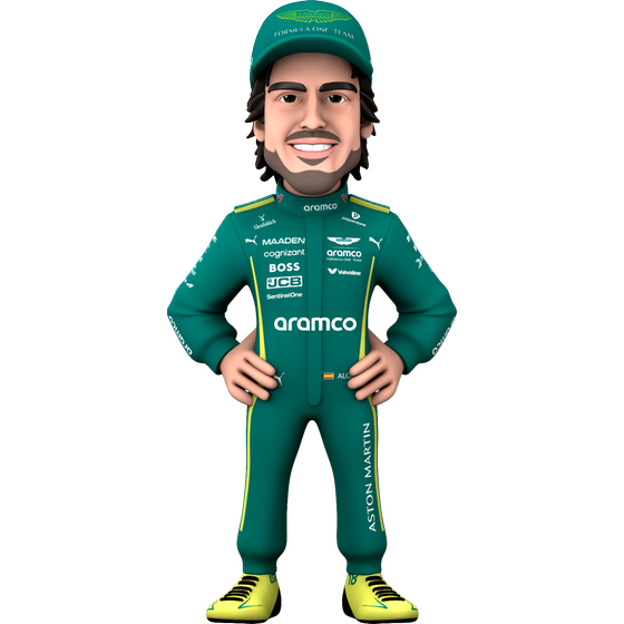 Φιγούρα MINIX Aston Martin Fernando Alonso 12cm image 2