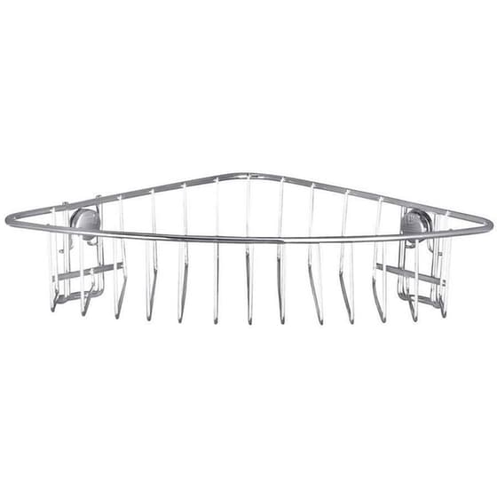 Ράφι Μπάνιου Wenko Μεταλλικό 26.5x19.5x6cm - Ασημί image 2