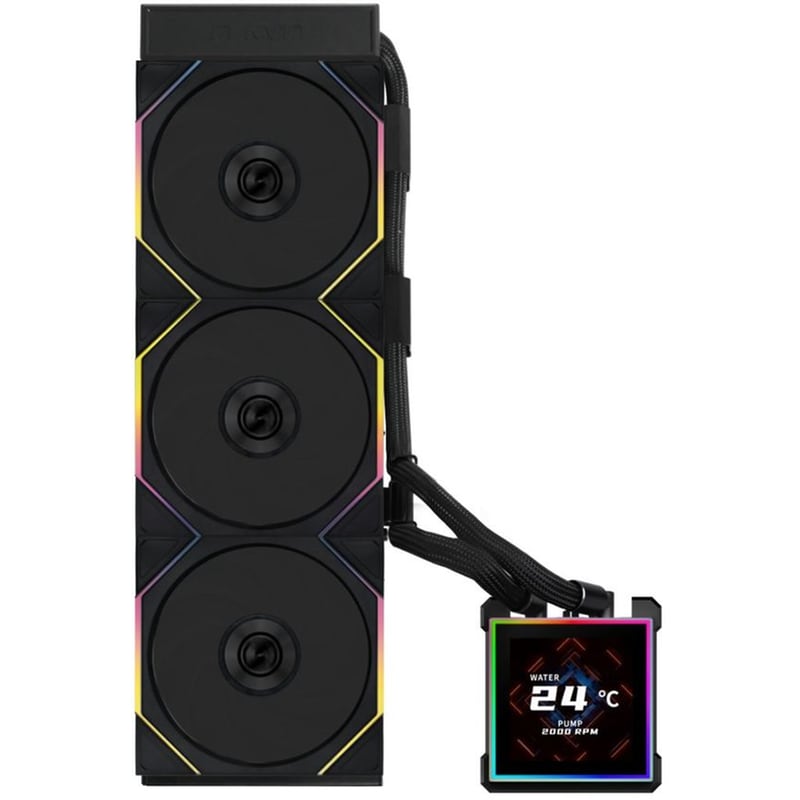 Lian Li HydroShift II LCD-S 360TL Υδρόψυξη AIO CPU με 3 Ανεμιστήρες 120mm και RGB Φωτισμό
