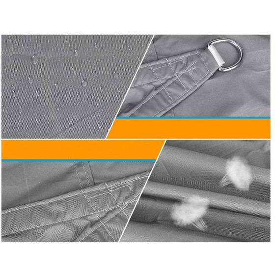 Πανί Σκίασης  Aria Trade από Πολυεστέρα Αδιάβροχο 3x2 m - Γκρι image 4