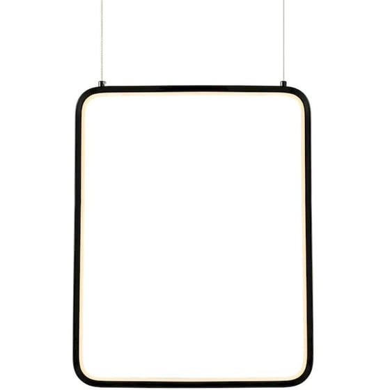 Φωτιστικό Οροφής Led Aca Symetria V30ledp36bk Μεταλλικό - Μαύρο image 0