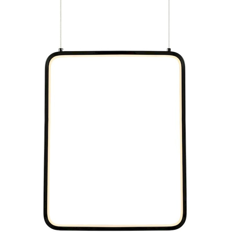 ACA DECOR Φωτιστικό Οροφής Led Aca Symetria V30ledp36bk Μεταλλικό - Μαύρο