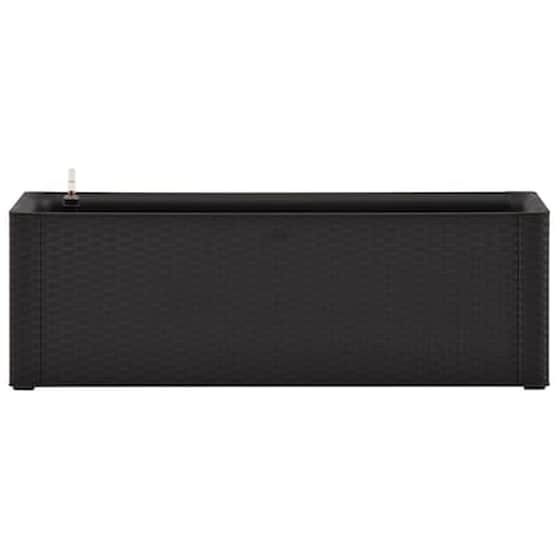 Vidaxl Ζαρντινιέρα Κήπου Ανθρακί 100x43x33 Εκ. Με Αυτόματο Πότισμα image 4