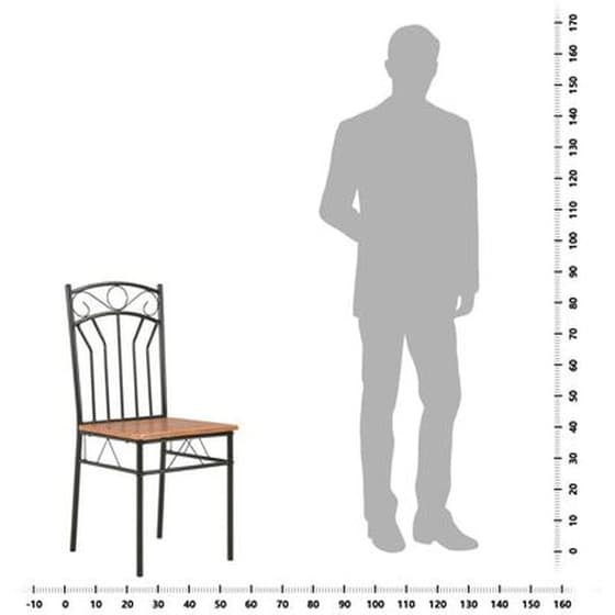 Καρέκλες Τραπεζαρίας Vidaxl από Mdf 4 Τμχ - Καφέ image 6