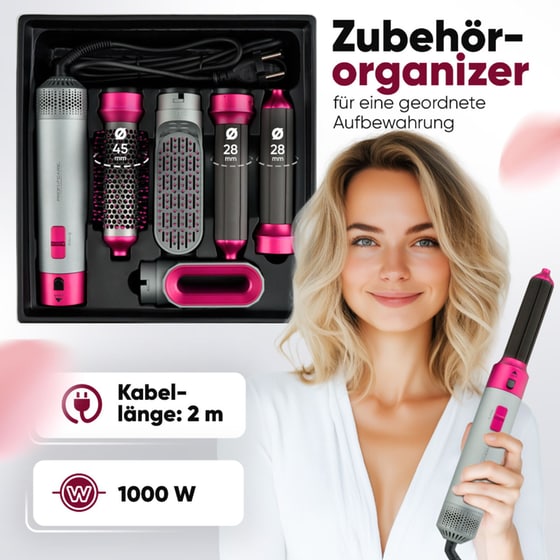 PROFICARE PC-HAS 3132 Ηλεκτρική Βούρτσα  Γκρι-Ροζ image 4