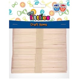 Ξυλάκια The Littlies Άχρωμα 15 Cm 80 Τεμ.