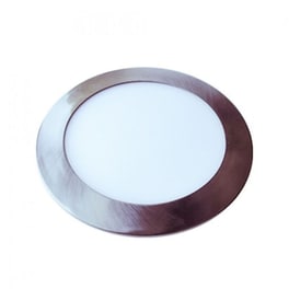 Led Πάνελ Νίκελ Ματ 24watt Φωτιστικό Οροφής Χωνευτό Θερμό Λευκό 3000k Vt-2407sn 6355