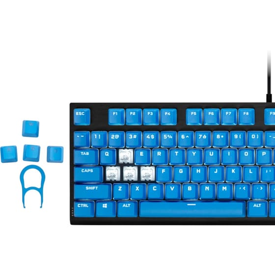 Κιτ Αναβάθμισης Corsair PBT Double-shot Pro Keycap Mod Kit Elgato Blue image 1