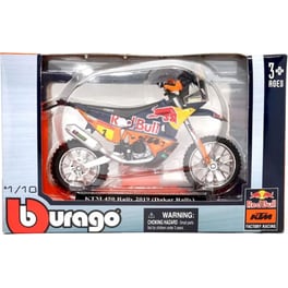 Bburago Μοτοσυκλέτα 1:18 Red Bull KTM 450 Rally/ 450 Rally 2019/ SF-F Factory Edition 1 Τμχ - Τυχαία Επιλογή Σχεδίου