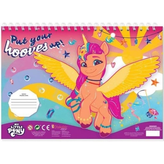 Μπλοκ Ζωγραφικής Διακακης Αεβε My Little Pony Α4 40 Φύλλων (1 Τεμάχιο) image 0