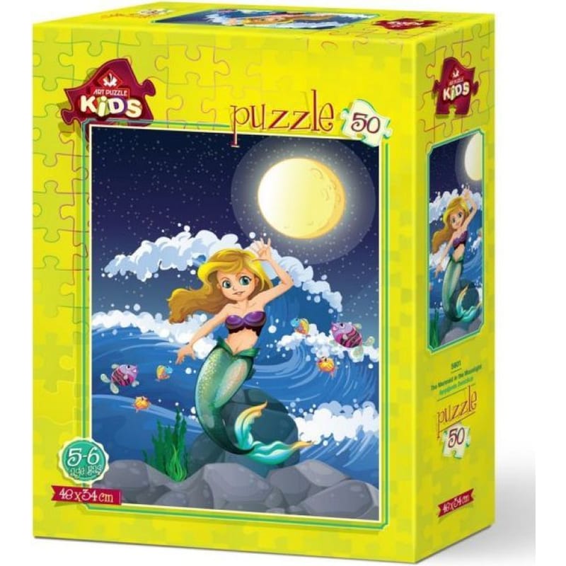 Art Puzzle The Mermaid In The Moonlight 50 Τεμ