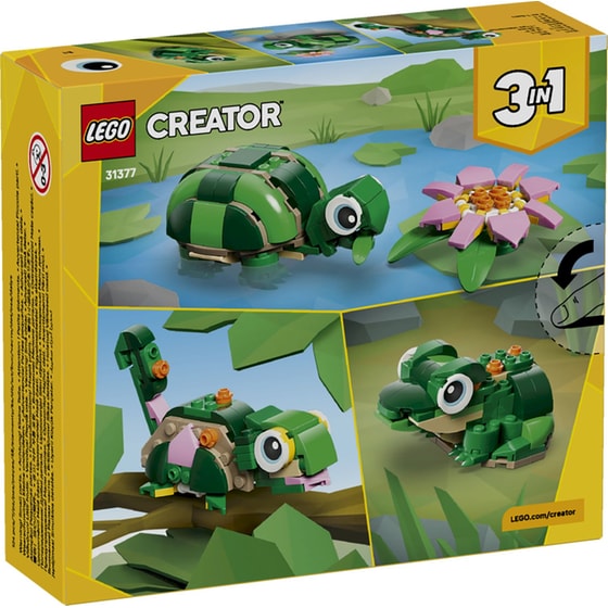 LEGO® Creator Turtle with a Water Lily Flower (31377) image 3