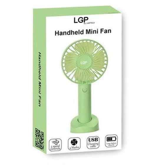 Lamtech  LAM980091 Ανεμιστηράκι Χειρός USB - Πράσινο image 1