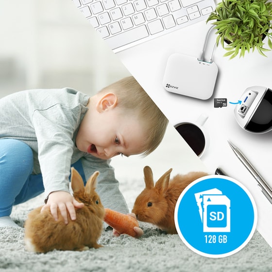 Ασύρματη IP Camera - Ezviz C6T (RF edition) - Λευκό image 10
