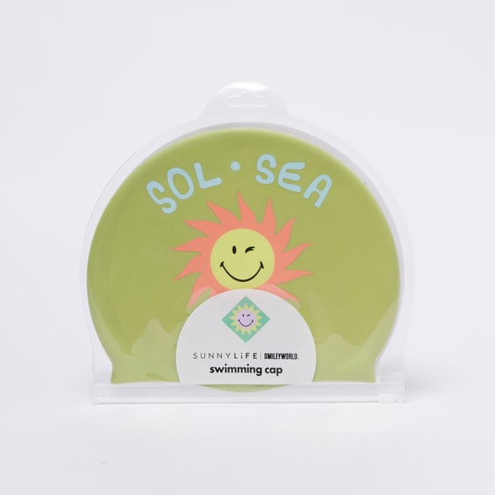 Παιδικό Σκουφάκι Κολύμβησης SunnyLife Smiley - Πράσινο image 2