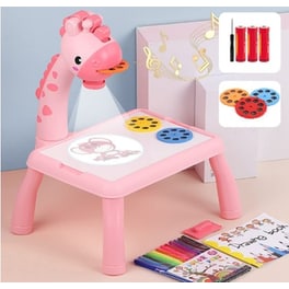 Projector Painting Toys 3 In 1 Puzzle Projection Painted Cartoon Children Early Learning Desk Gift