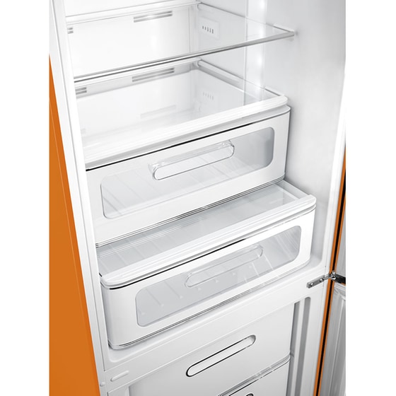 SMEG FAB32ROR5 331 Lt Πορτοκαλί Ψυγειοκαταψύκτης image 1