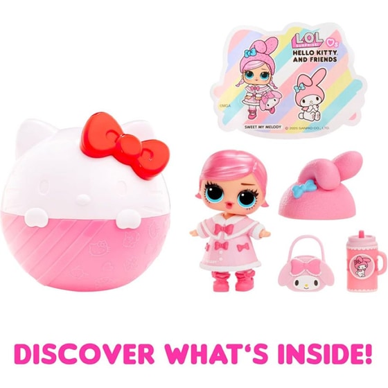 MGA L.O.L. Surprise! Loves Hello Kitty & Φίλες (Διάφορα Σχέδια) image 2