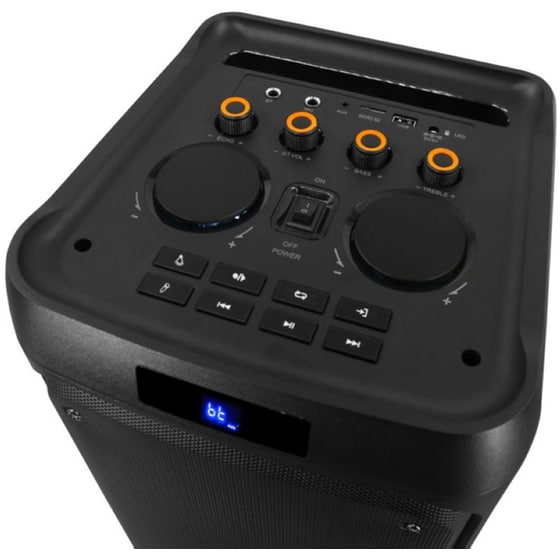 Party Speaker Akai Party Box 260 50W Karaoke - Μαύρο image 4