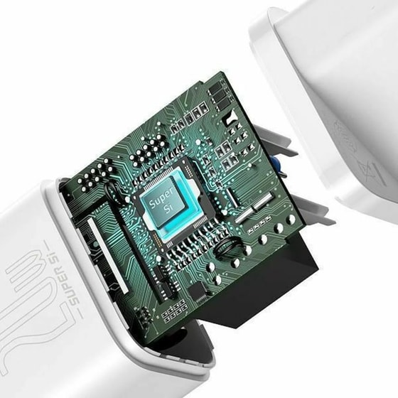 Φορτιστής Πρίζας Baseus Lightning / Cable USB-C 20W - Λευκό image 3