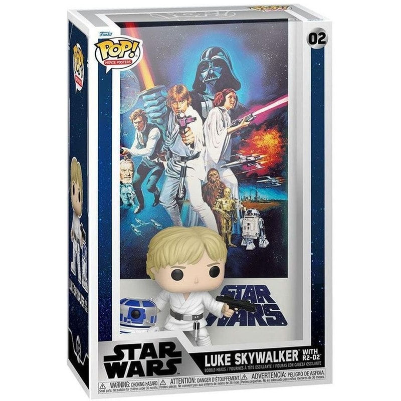 FUNKO Funko Pop! Movie Posters - Star Wars - Luke Skywalker with R2-D2 #2