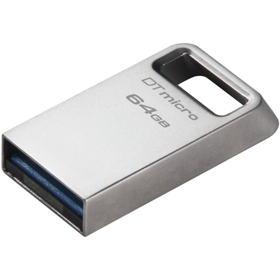 Kingston DataTraveler 64GB Micro USB 3.2 Stick - Γκρι image 1