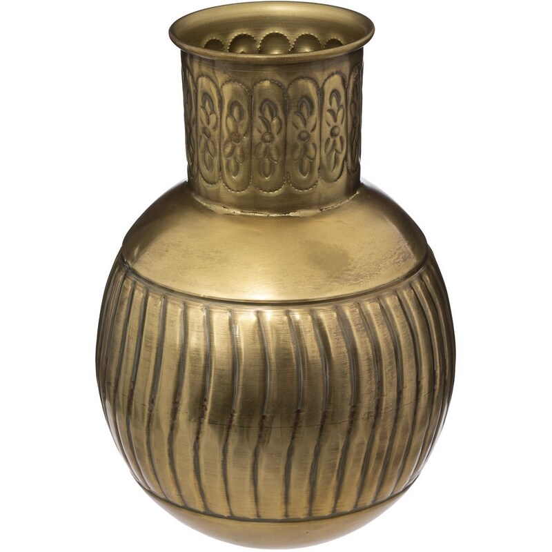 Διακοσμητικό Βάζο Spitishop Μεταλλικό 22x31.5 cm - Χρυσό