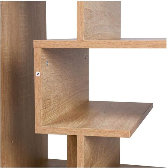 Βοηθητικό Τραπεζάκι Bakaji με 4 Ράφια από Mdf 02839552 45x40x55 cm - Καφέ image 2
