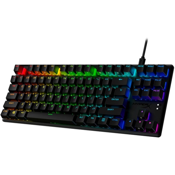 HyperX Alloy Origins Core PBT Gaming Μηχανικό Πληκτρολόγιο Tenkeyless με HyperX Aqua διακόπτες και RGB Μαύρο (US) image 3