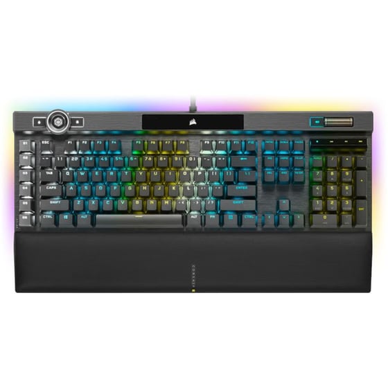 Corsair CH-912A01A-NA Μηχανικό/Οπτικό Gaming Ενσύρματο Πληκτρολόγιο RGB Μαύρο (US) image 0