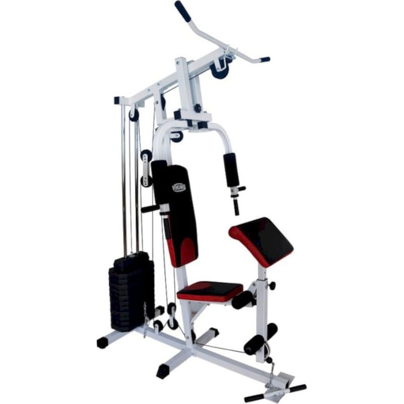 Πολυόργανο Viking ES-411 με Ενσωματωμένα Βάρη - Λευκό/ Μαύρο/ Κόκκινο