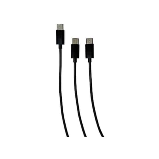 Steelplay Double Play & Charge Cable - Καλώδιο Διπλής Φόρτισης για PS5 - Μαύρο image 0