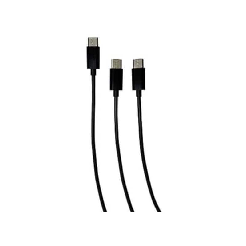 STEELPLAY Steelplay Double Play Charge Cable - Καλώδιο Διπλής Φόρτισης για PS5 - Μαύρο